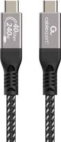 Cablexpert CCBP-USB4-CMCM240-0.3M Premium USB4 Type-C charging and data cable, 40Gbps, 240 W, 0.3 m | Cablexpert