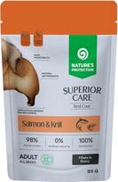 Nature's Protection Superior Care Red coat Salmon&Krill - wet dog food - 85g
