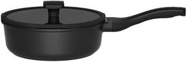 Keptuvė su dangčiu Maku Foodie, Ø 24 cm, aliuminis, juoda sp.