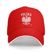 Lenkijos erelis Polska Beisbolo kepuraitė y2k Juokinga Unisex Vyriška Trucker kepuraitė Skydelis nuo saulės Dizainas Kpop Rock Beisbolo kepuraitės Dovanos idėja One Size