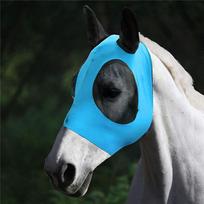 1pc Anti-Fly Mesh Equine Mask Horse Mask Stretch Bug Eye Horse Fly Mask with Covered Ears Horse Fly Mask Long Nose with Ears rožinė raudona spalva