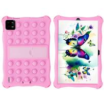 For Xiaomi Mi Pad 6 Case Bubble Toys Soft Silicone Kids Tablet Cover For Mi Pad 6Pro Kickstand Shockproof Fundas Mipad 6 11 inch 2023 rožinė