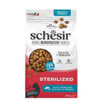 Schesir Monoprotein sausas pašaras su žuvimi sterilizuotoms katėms, 400 g
