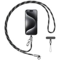 Usams Sj745 60w Usb-c į Usb-c laidas-dirželis, 1.2m, juodas