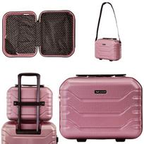 Kelioninis Lagaminas Wings Crake Kosmetinė 14" Rose Gold