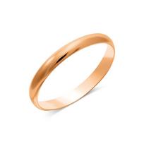 Auksinis žiedas moterims 585, 3mm, ZLGR3MM215, 21.5