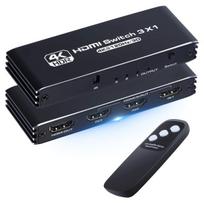 HDMI 2.1 jungiklis 3x1 SPLITTER 1x3 Splitter Switch 4K/120Hz HDR HDCP REAGLE