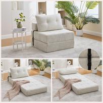 Išlankstoma sofa-lova, čenilė, 200 kg, 79x180 cm, 1 vnt