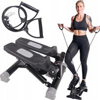 Fit4Med pasukamas stepperis su lynais, LCD ekranu ir fitneso skaitikliu