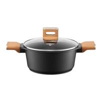 Puodas CAMEL su dangčiu su Qualum Basic Stone Edition danga, 20 cm, 2,4 l