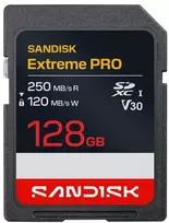 Atminties kortelė Karta SanDisk EXTREME PRO SD UHS-I 128GB Sd