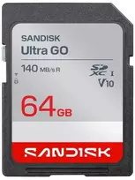Atminties kortelė Karta SanDisk Ultra SD UHS-I 64GB SD 140MB/S/(R)