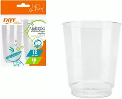 Daugkartinės taurės, 40 ml, 12 vnt., 13 x 3.5 x 18, 70291, Simple Solution