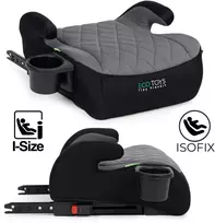 ISOFIX Car Booster Seat for Children i-SIZE Height 125-150 cm Cup Holder ECOTOYS