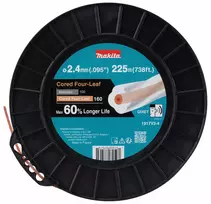 Makita Spiralinis nailoninis pjovimo valas 2.4-225M 1917V2-4 2,4MM X 225M