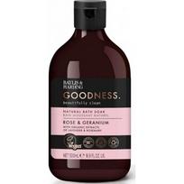 Baylis & Harding Goodness Rose & Geranium Natural Bath Soak Vonios putos 500ml vonios putos
