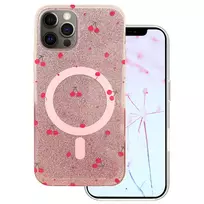 TFO Cherry Mag Glitter phone case with MagSafe support for iPhone 12 | iPhone 12 Pro red