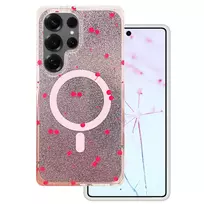 TFO Cherry Mag phone case with MagSafe support for Samsung Galaxy S25 Ultra (S938) red