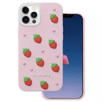 TFO Strawberry phone case for iPhone 12 | iPhone 12 Pro pink