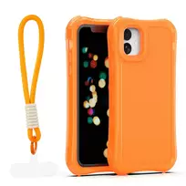 TFO Safepop phone case with strap for iPhone 11 orange
