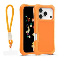TFO Safepop phone case with strap for iPhone 17 Pro Max orange