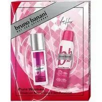 Bruno Banani Pure Woman Gift Set: Deodorant 75 ml and Antiperspirant 150 ml