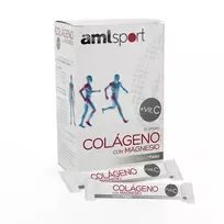 ANA MARÍA LAJUSTICIA Ana María Lajusticia Collagen with Magnesium Amisport Strawberry 20 Sticks