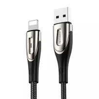 USB laidas Lightning Joyroom Sharp S-M411 2,4A, 3 m (juodas) universalus