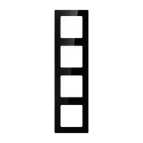 Keturių rėmų lizdas Avatto N-TS10-Frame-B4 (juodas) universalus