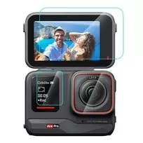 3-in-1 Stiklo plėvelė PULUZ Insta360 Ace Pro (PU951T) universalus