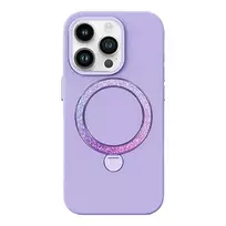 Joyroom PN-15L2 Dainuojantis Ratas dėklas iPhone 15 Pro (violetinis) universalus
