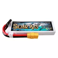 Gens ace G-Tech Skraidymo 3300mAh 11.1V 30C 3S1P Lipo akumuliatorius su XT90 jungtimi, universalus