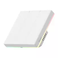 Išmanus Wi-Fi lietimui jautrus sieninis jungiklis Sonoff TX T5 3C (3-kanalinis) universalus