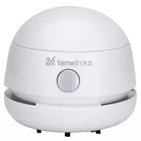 Įkraunamas mini dulkių siurblys Tenwin 8052-2, mikro USB (balta) universalus biuro dulkių siurblys