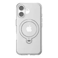 Torras Ostand Spin Dėklas iPhone 16 Plus (Permatomas) universalus