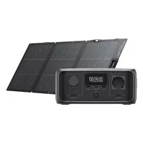 Rinkinys: EcoFlow River 3 UPS Maitinimo stotis + 160W Saulės skydelis universalus