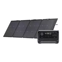 Rinkinys: EcoFlow River 3 Plus maitinimo stotis + 220W fotovoltinė plokštė. universali