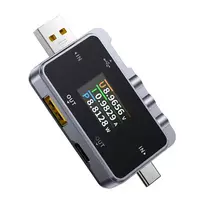 USB 2-in-1 testuoklis FNIRSI FNAC-28 USB-C ir USB-A universalus