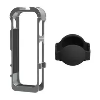 Sunnylife metalinis magnetinis rėmelis su silikono objektyvo gaubtu universalus Insta360 X5