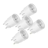 5 vnt. Shelly Plug S MTR Gen3 12A išmaniosios kištukinės lizdai (balti) universalūs