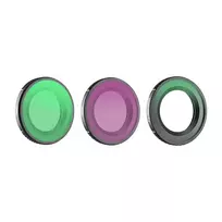 Sunnylife 1/4" objektyvų filtrai (3 vnt.) - Juoda migla + CPL + ND16 universalus Osmo Nano