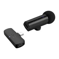 Fifine M6 USB-C belaidė kaklo mikrofonas (juodas) universalus