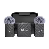Fifine M9 laidinis mikrofono rinkinys (juodas) universalus