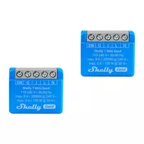 2 vnt. Shelly 1 Mini Gen4 Zigbee/Matter valdiklių rinkinys universalus