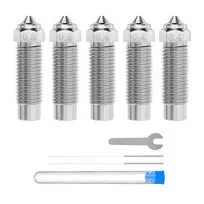 ELEGOO Neptune 4 Plus / 4 Max Kietojo plieno antgalių rinkinys (0,4 mm x3, 0,6 mm x1, 0,8 mm x1) universalus