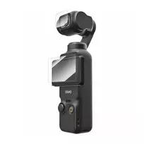 Stiklo plėvelė TELESIN DJI Osmo Pocket 3 (objektyvo plėvelė x2 + LCD ekrano plėvelė x2) universali