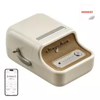 Niimbot B21 Pro Nešiojama lipdukų spausdintuvas (grietinėlės spalva) universalus