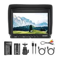 NEEWER F100 Lauko Monitorius + USB Įkroviklis + Baterijų Rinkinys universalus