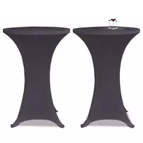 Tampri staltiesė, 2 vnt., Skersmuo 80 cm, Antracito spalvos