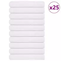 Pirties rankšluosčiai, FROGN, 25 vnt., balti, 80x200 cm, 360 g/m²